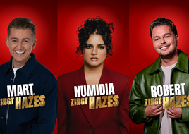 Mart Hoogkamer, Robert van Hemert en Numidia bij Holland Zingt Hazes 2027
