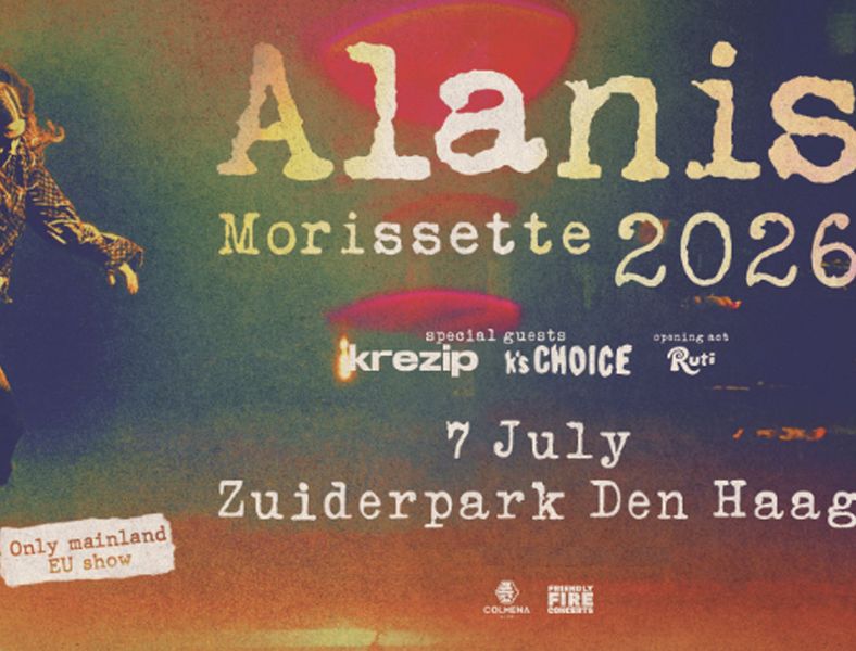 Krezip en K’s Choice als voorprogamma bij Alanis Morissette in Den Haag