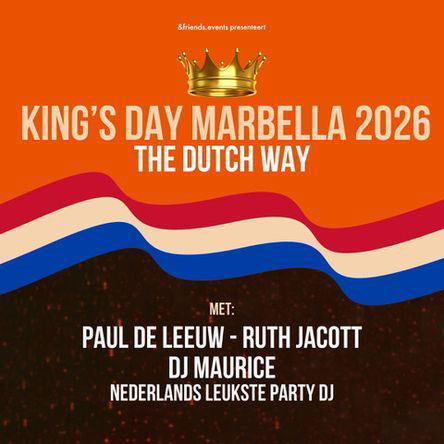 King's Day Marbella 2026 - The Dutch Way