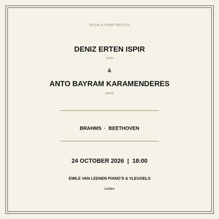 Brahms & Beethoven Sonatas